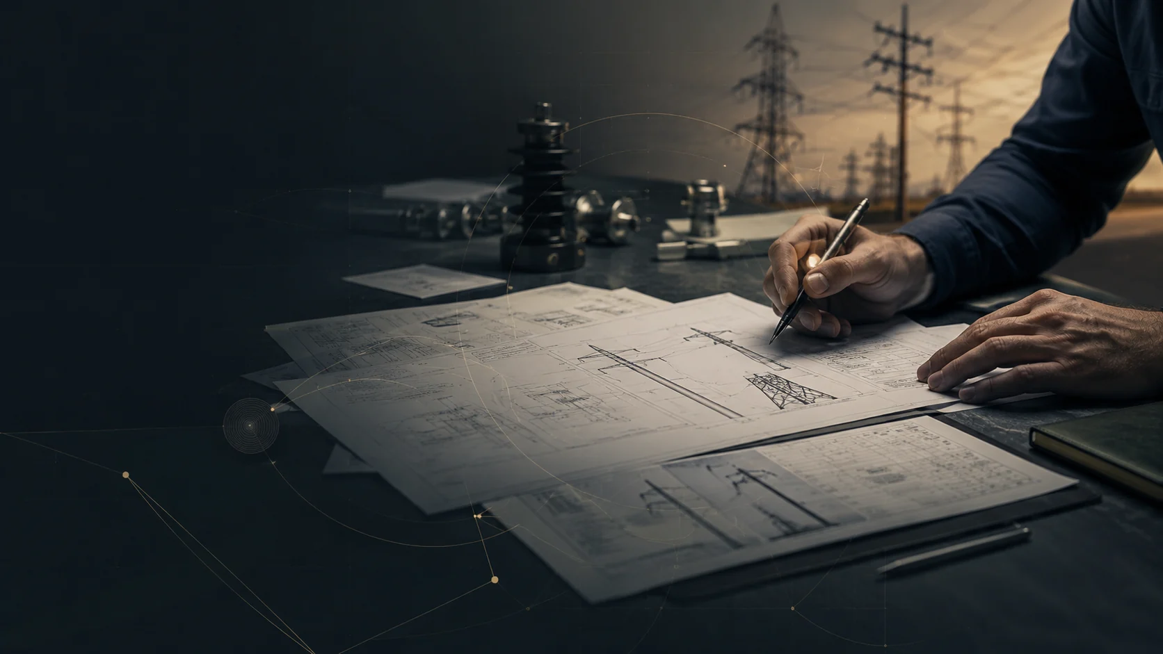 Trabajo de precisión sobre planos técnicos